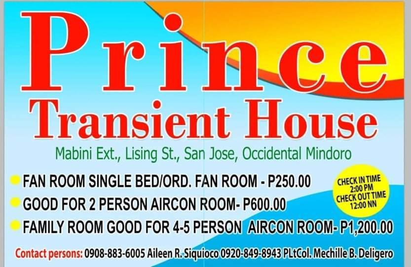 Prince Transient House San Jose  Zewnętrze zdjęcie